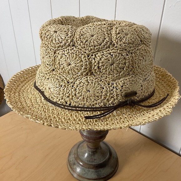 Pistil NWT Crochet Woven Fedora Hat - Picture 4 of 6